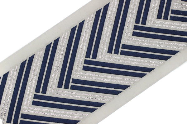 100 mm Embroidered Ribbons (3.93 inch), Jacquard Trims, Sewing Trim, drapery trim, Curtain trims, Jacquard Ribbons, trim for drapery, 180 V5