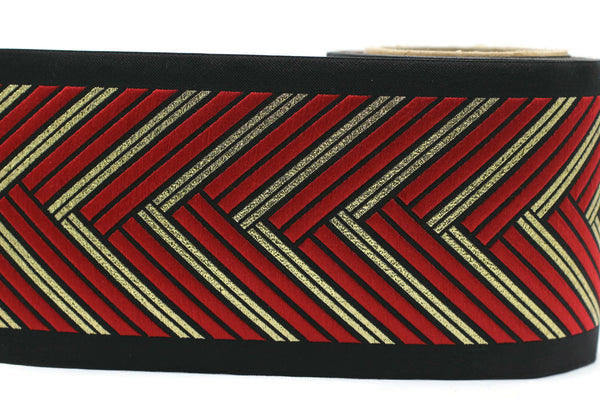 100 mm Embroidered Ribbons (3.93 inch), Jacquard Trims, Sewing Trim, drapery trim, Curtain trims, Jacquard Ribbons, trim for drapery, 180 V9