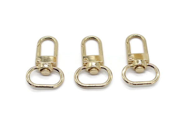 Gold Tone Bag Buckle 35 mm(1.38 inch), Basic Hardware Kit, Swivel Hooks, Metal Buckle, Bag Accessories, Bag Hook, Buckle For Belts And Bags