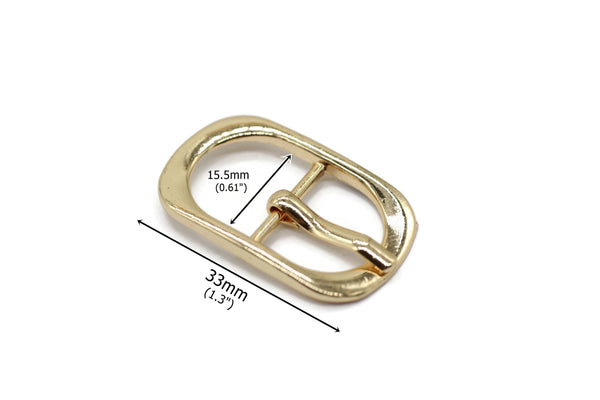 Gold Tone Bag Buckle 33 mm(1.3 inch), Basic Hardware Kit, Swivel Hooks, Metal Buckle, Bag Accessories, Bag Hook, Buckle For Belts And Bags