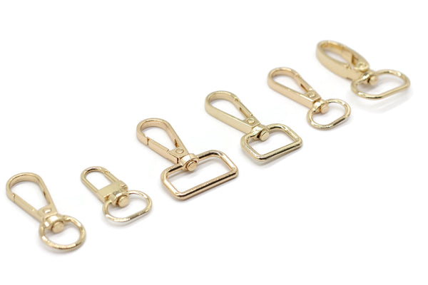 Gold Tone Bag Buckle 49 mm(1.92 inch), Basic Hardware Kit, Swivel Hooks, Metal Buckle, Bag Accessories, Bag Hook, Buckle For Belts And Bags