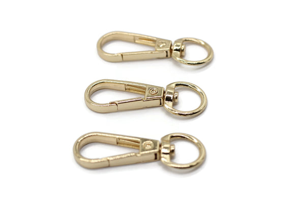Gold Tone Bag Buckle 46 mm(1.78 inch), Basic Hardware Kit, Swivel Hooks, Metal Buckle, Bag Accessories, Bag Hook, Buckle For Belts And Bags