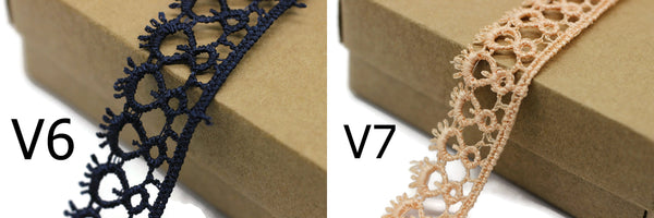 8.74 Yards Anatolia Key Bridal Guipure Lace Trim | 0.68 Inch Wide Lace Trim | Bridal Lace | French Guipure | Lace Fabric TRM017