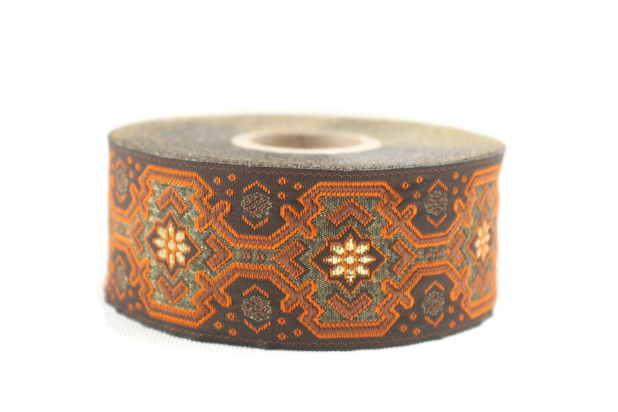 35 mm Vintage ribbon, Jacquard trims (1.37 inches), Decorative Craft Ribbon, Sewing trim, trim by the yards, embroidered ribbon, CNK10